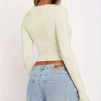 Women's Casual Top With Long Sleeves for Everyday Style Rebooters Womens Shirts