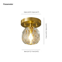 Gold LED Recessed Hallway Ceiling Light for Indoor Spaces - Rebooters