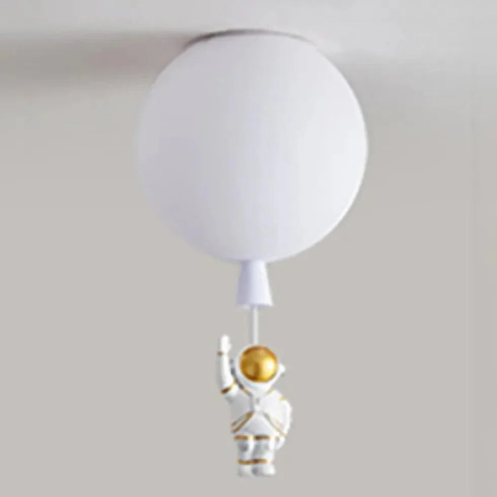 Astronaut Cartoon Design Bedroom Ceiling Light Fixture - Rebooters