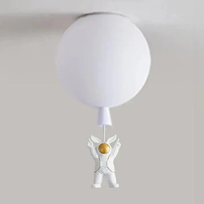 Astronaut Cartoon Design Bedroom Ceiling Light Fixture - Rebooters