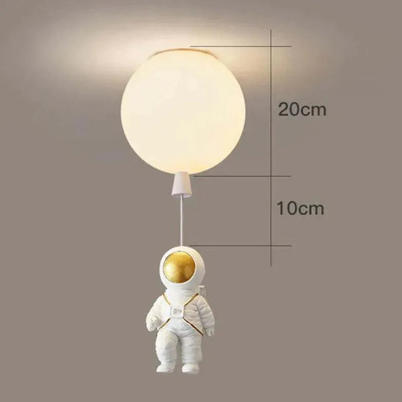 Astronaut Cartoon Design Bedroom Ceiling Light Fixture - Rebooters