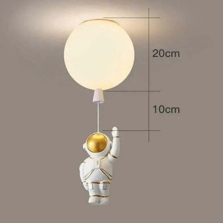 Astronaut Cartoon Design Bedroom Ceiling Light Fixture - Rebooters