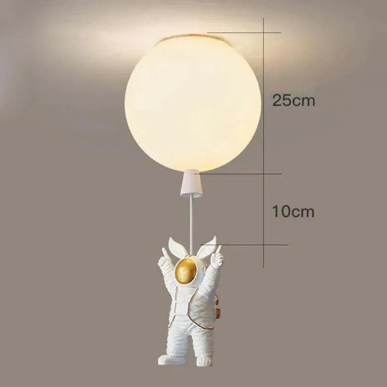 Astronaut Cartoon Design Bedroom Ceiling Light Fixture - Rebooters