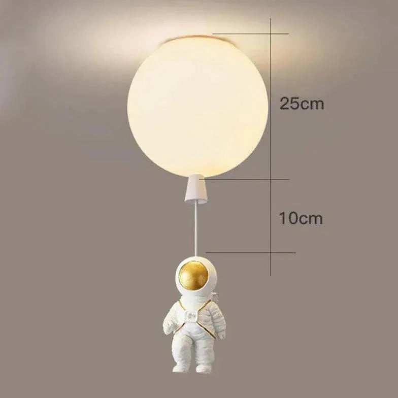 Astronaut Cartoon Design Bedroom Ceiling Light Fixture - Rebooters