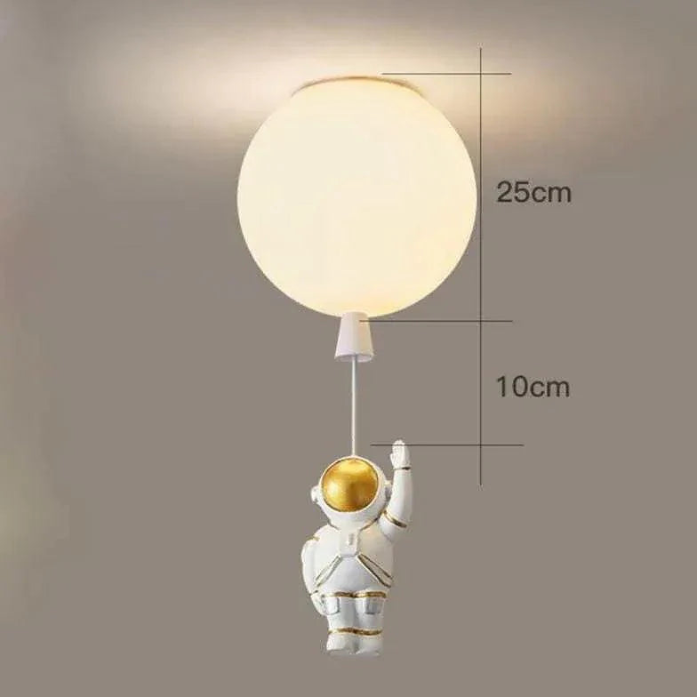 Astronaut Cartoon Design Bedroom Ceiling Light Fixture - Rebooters