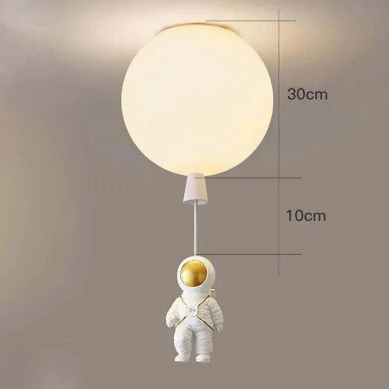 Astronaut Cartoon Design Bedroom Ceiling Light Fixture - Rebooters