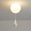 Cloud Bear Bedroom White Flush Ceiling Lights for Kids - Rebooters