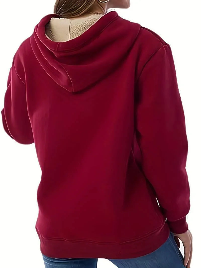 Womens Cozy Fleece-Lined Hoodie for Ultimate Comfort Wear - Rebooters
