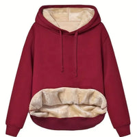 Womens Cozy Fleece-Lined Hoodie for Ultimate Comfort Wear - Rebooters