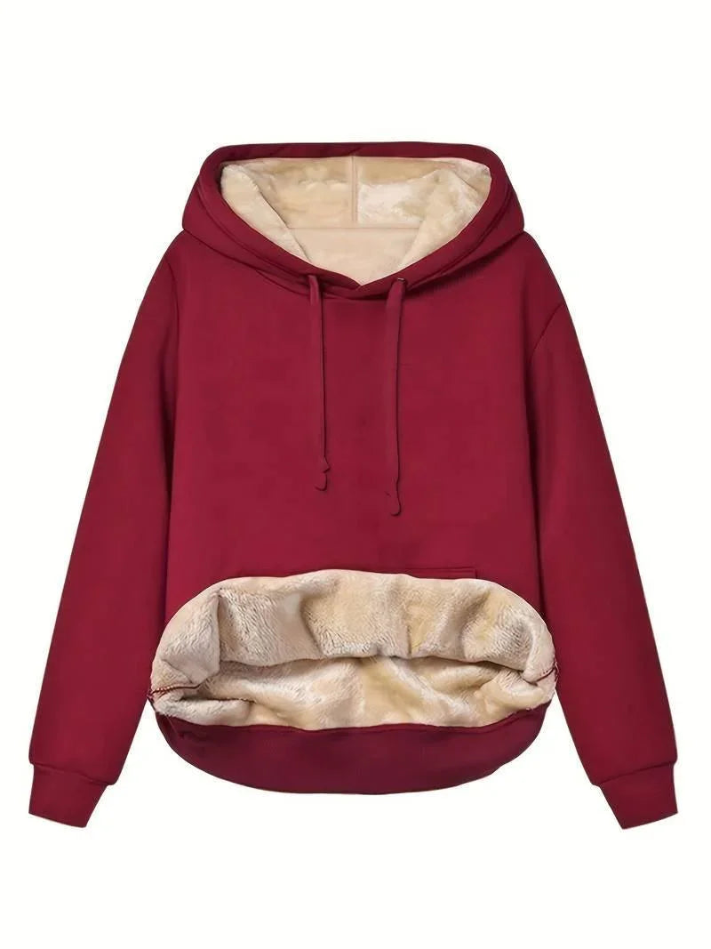 Womens Cozy Fleece-Lined Hoodie for Ultimate Comfort Wear - Rebooters