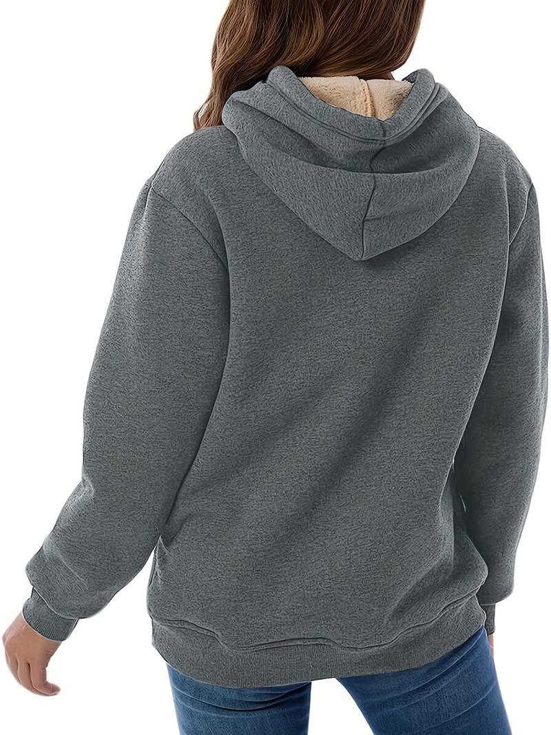 Womens Cozy Fleece-Lined Hoodie for Ultimate Comfort Wear - Rebooters