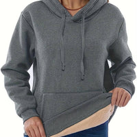 Womens Cozy Fleece-Lined Hoodie for Ultimate Comfort Wear - Rebooters