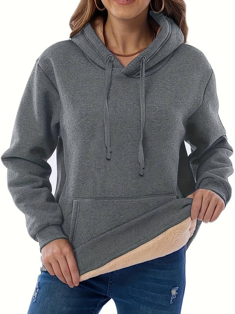 Womens Cozy Fleece-Lined Hoodie for Ultimate Comfort Wear - Rebooters