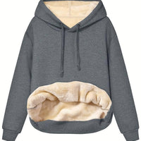 Womens Cozy Fleece-Lined Hoodie for Ultimate Comfort Wear - Rebooters