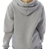 Womens Cozy Fleece-Lined Hoodie with Spacious Kangaroo Pocket - Rebooters