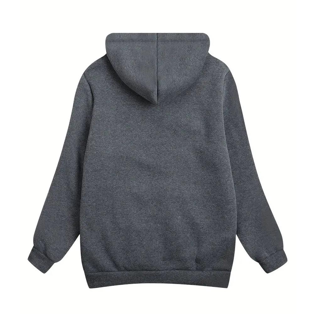 Womens Cozy Fleece-Lined Zip-Up Hoodie for Ultimate Comfort - Rebooters