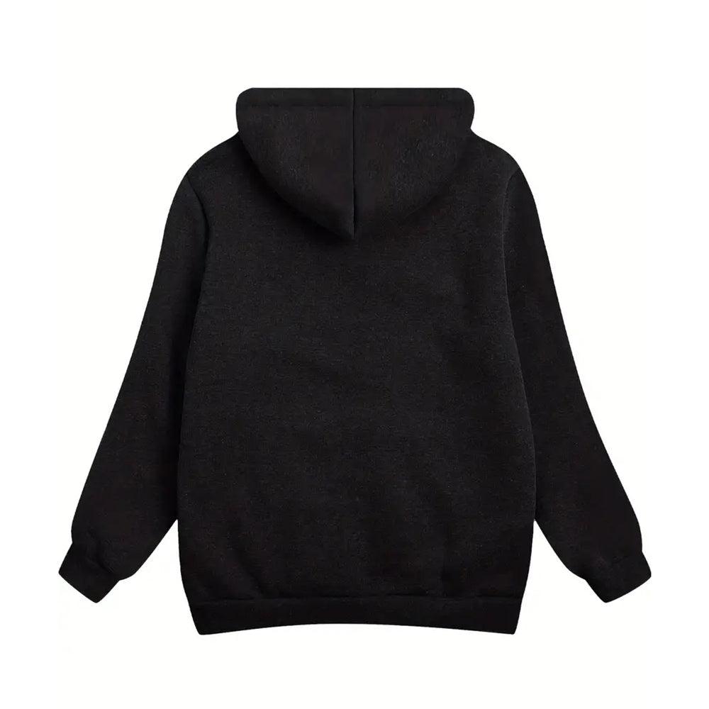 Womens Cozy Fleece-Lined Zip-Up Hoodie for Ultimate Comfort - Rebooters