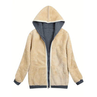 Womens Cozy Fleece-Lined Zip-Up Hoodie for Ultimate Comfort - Rebooters