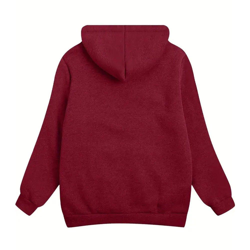 Womens Cozy Fleece-Lined Zip-Up Hoodie for Ultimate Comfort - Rebooters