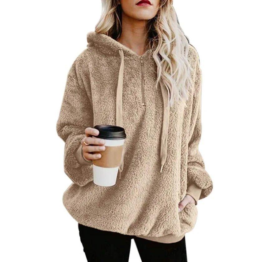 Womens Cozy Fleece Pullover Hoodie for Ultimate Comfort - Rebooters