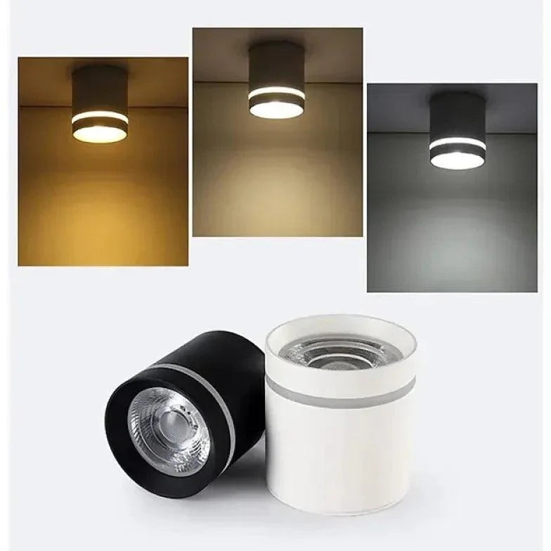 Cylindrical LED Living Room Ceiling Light for Modern Spaces - Rebooters