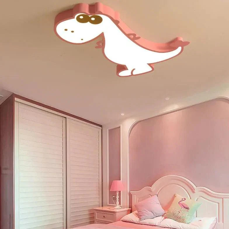 Cartoon Dinosaur Kids Room LED Ceiling Light Fixture - Rebooters