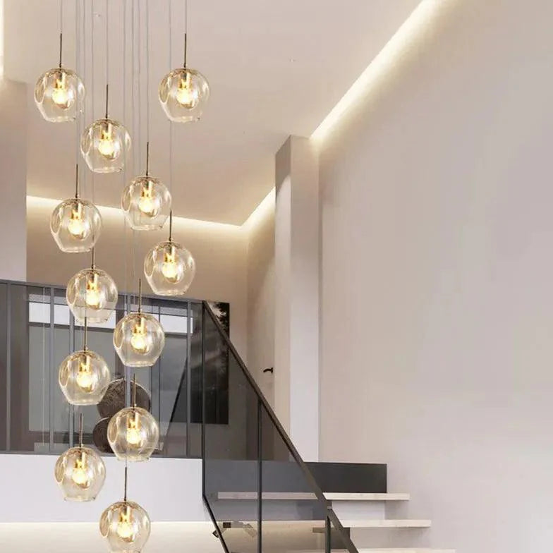 Vertical Water Drops Glass Chandelier for Elegant Spaces | Rebooters - Rebooters