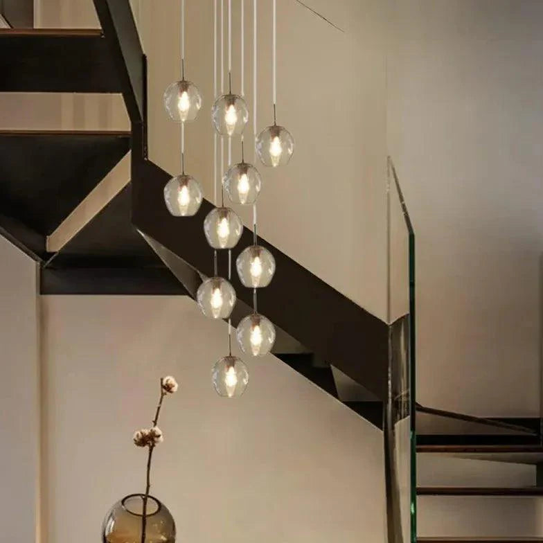 Vertical Water Drops Glass Chandelier for Elegant Spaces | Rebooters - Rebooters