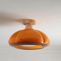 Bright Yellow Glass Modern Ceiling Light for Indoor Spaces - Rebooters