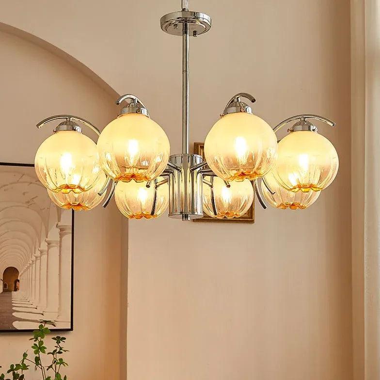 Luxury Multi-Light Vintage Glass Pendant Light Chandelier | Rebooters - Rebooters