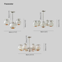 Luxury Multi-Light Vintage Glass Pendant Light Chandelier | Rebooters - Rebooters