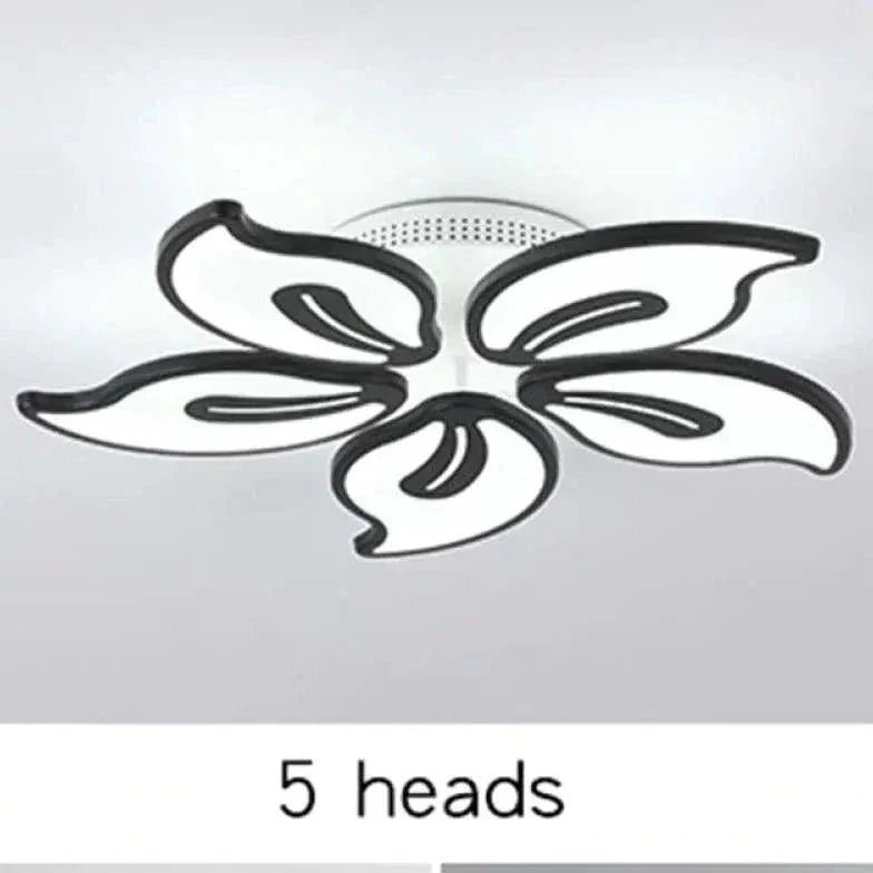 Petal-Shaped Modern Living Room Ceiling Light Fixture - Rebooters