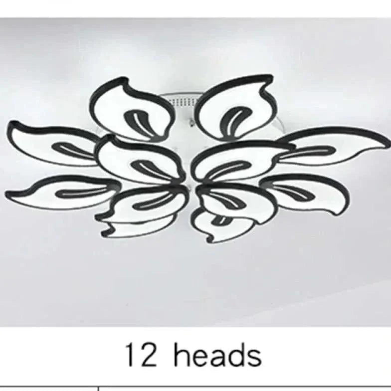 Petal-Shaped Modern Living Room Ceiling Light Fixture - Rebooters