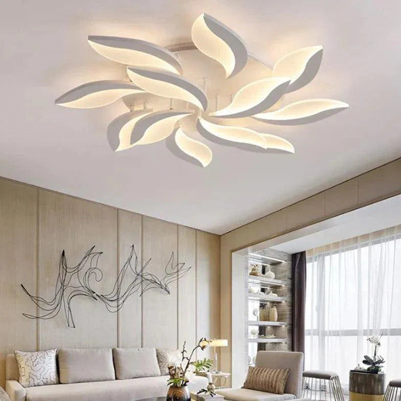 Floral Shape Modern Living Room Pendant Light Fixture - Rebooters