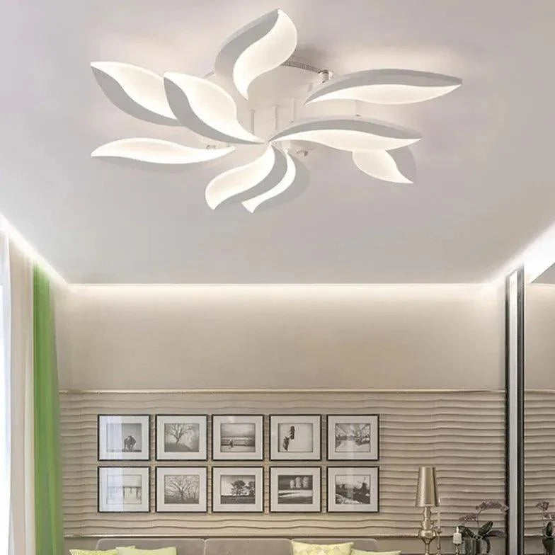 Floral Shape Modern Living Room Pendant Light Fixture - Rebooters