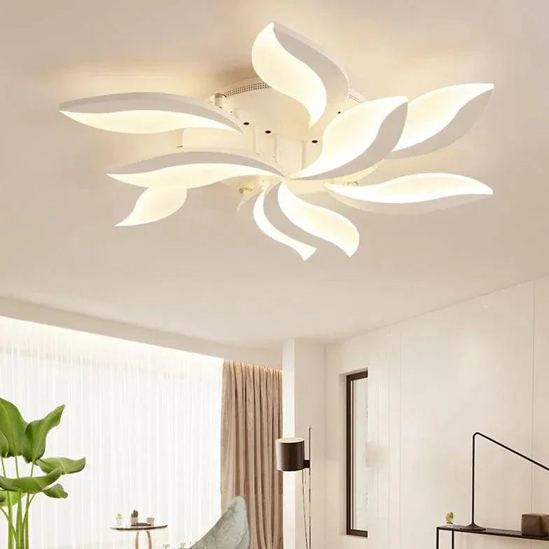 Floral Shape Modern Living Room Pendant Light Fixture - Rebooters