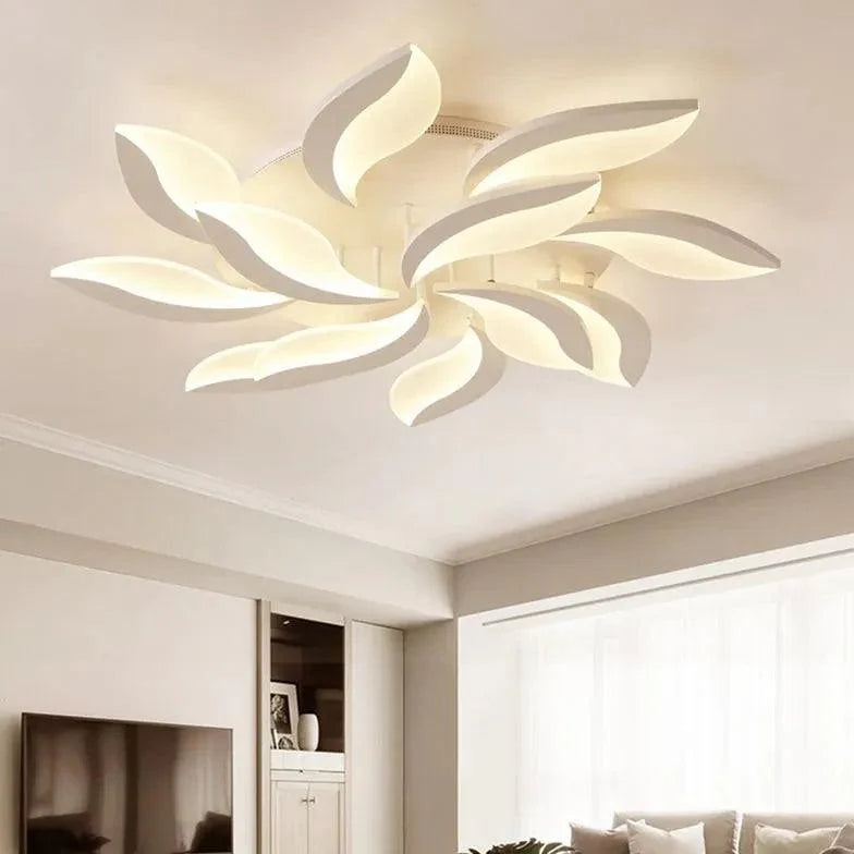 Floral Shape Modern Living Room Pendant Light Fixture - Rebooters