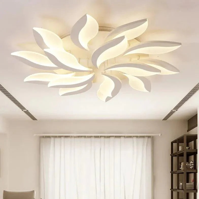 Floral Shape Modern Living Room Pendant Light Fixture - Rebooters