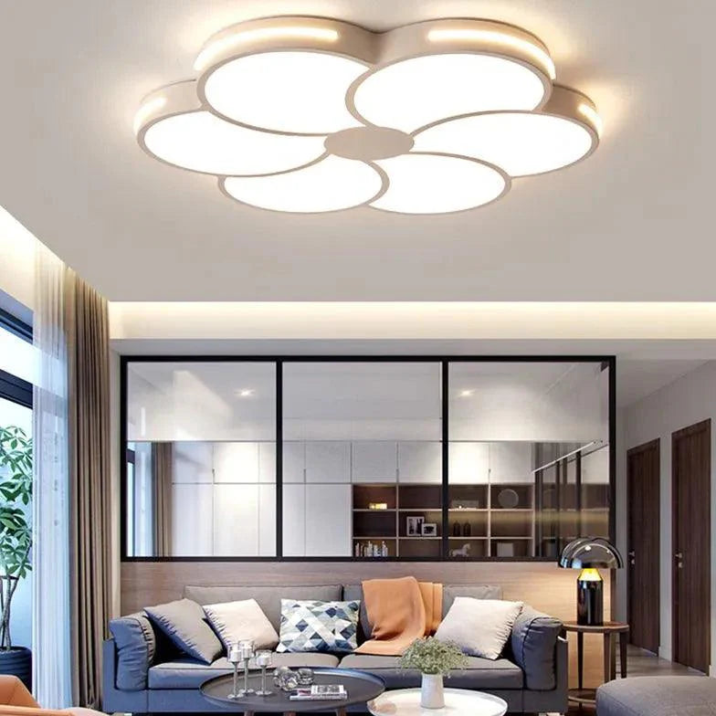 Flower-Shaped White LED Pendant Light for Home Decor | Rebooters - Rebooters