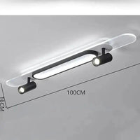 Adjustable Black LED Entryway Ceiling Light for Modern Homes - Rebooters