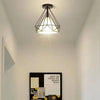 Industrial Style Geometry Modern Flush Ceiling Lights for Home - Rebooters