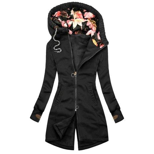 Womens Stylish Hooded Longline Coat for Ultimate Comfort - Rebooters