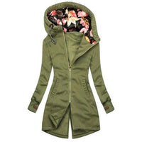 Womens Stylish Hooded Longline Coat for Ultimate Comfort - Rebooters