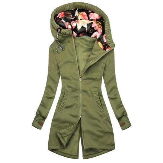 Womens Stylish Hooded Longline Coat for Ultimate Comfort - Rebooters