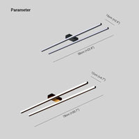 Dual-Rod Linear LED Corridor Ceiling Light for Modern Spaces - Rebooters