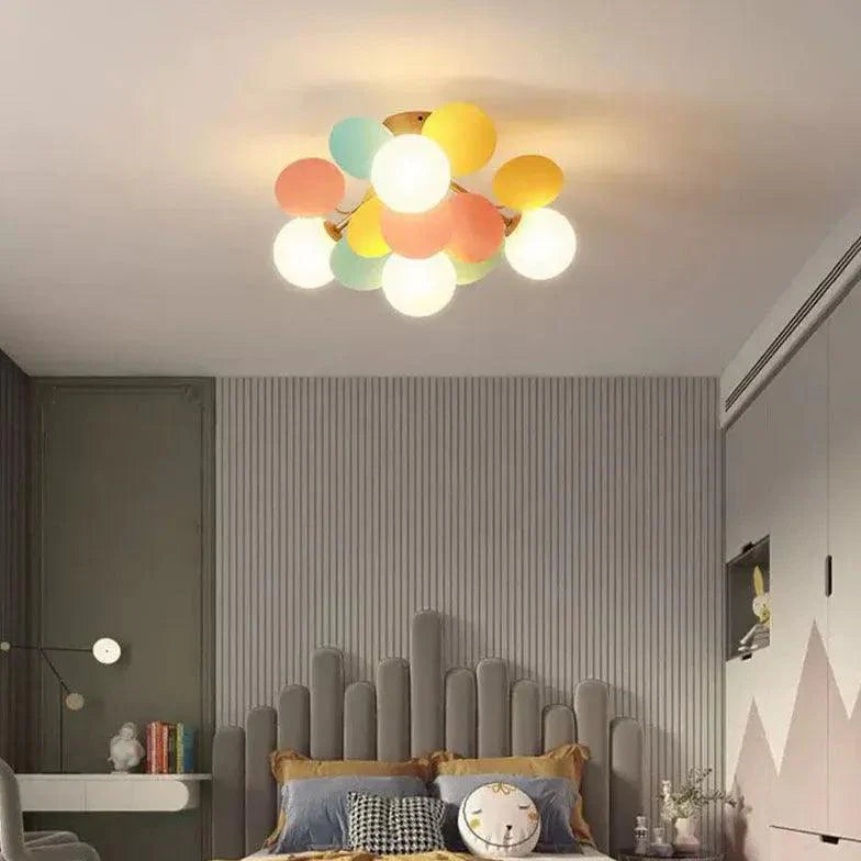 Macarons Bedroom Modern Flush Ceiling Lights for Home - Rebooters