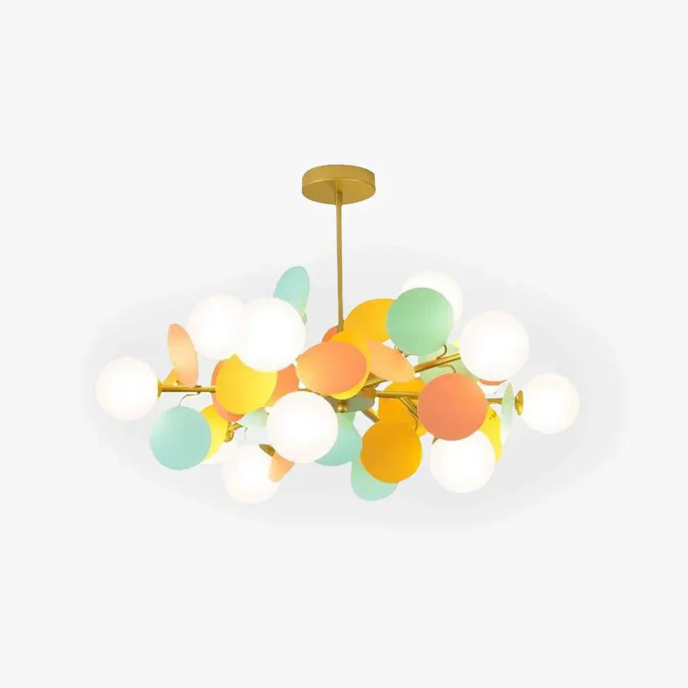 Colorful Flower Design Modern Chandelier for Elegant Spaces | Rebooters - Rebooters