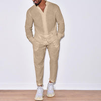Lightweight Linen Men’s Shirt and Pants Set for Warm Weather Rebooters mens 2 piece set