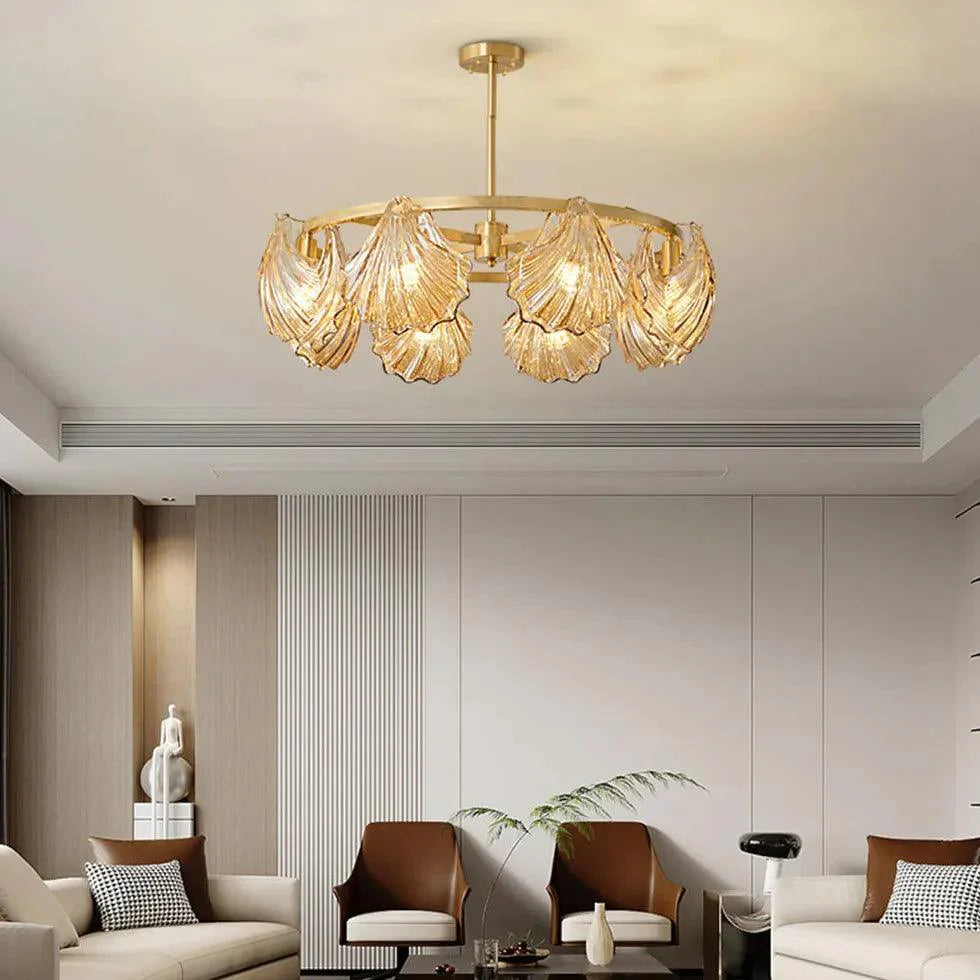 Luxurious Gold Glass for Living Room Pendant Light Fixture | Rebooters - Rebooters