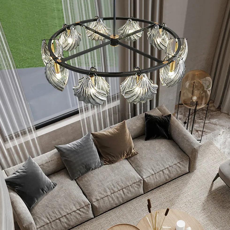 Luxurious Gold Glass for Living Room Pendant Light Fixture | Rebooters - Rebooters